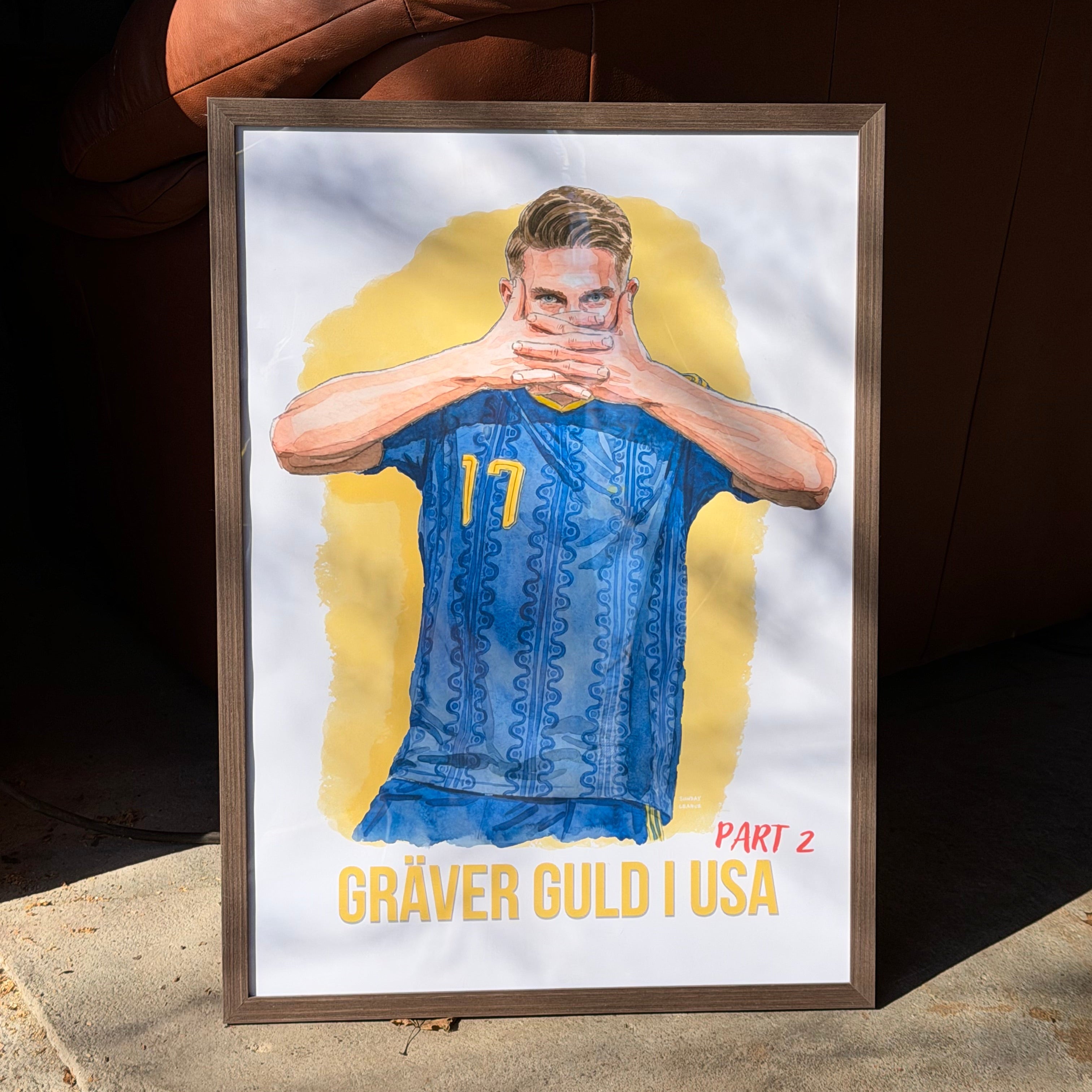 GRÄVER GULD I USA - Poster