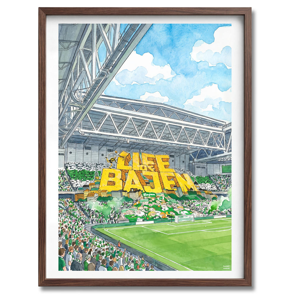 Hammarby "Life of Bajen" - Poster