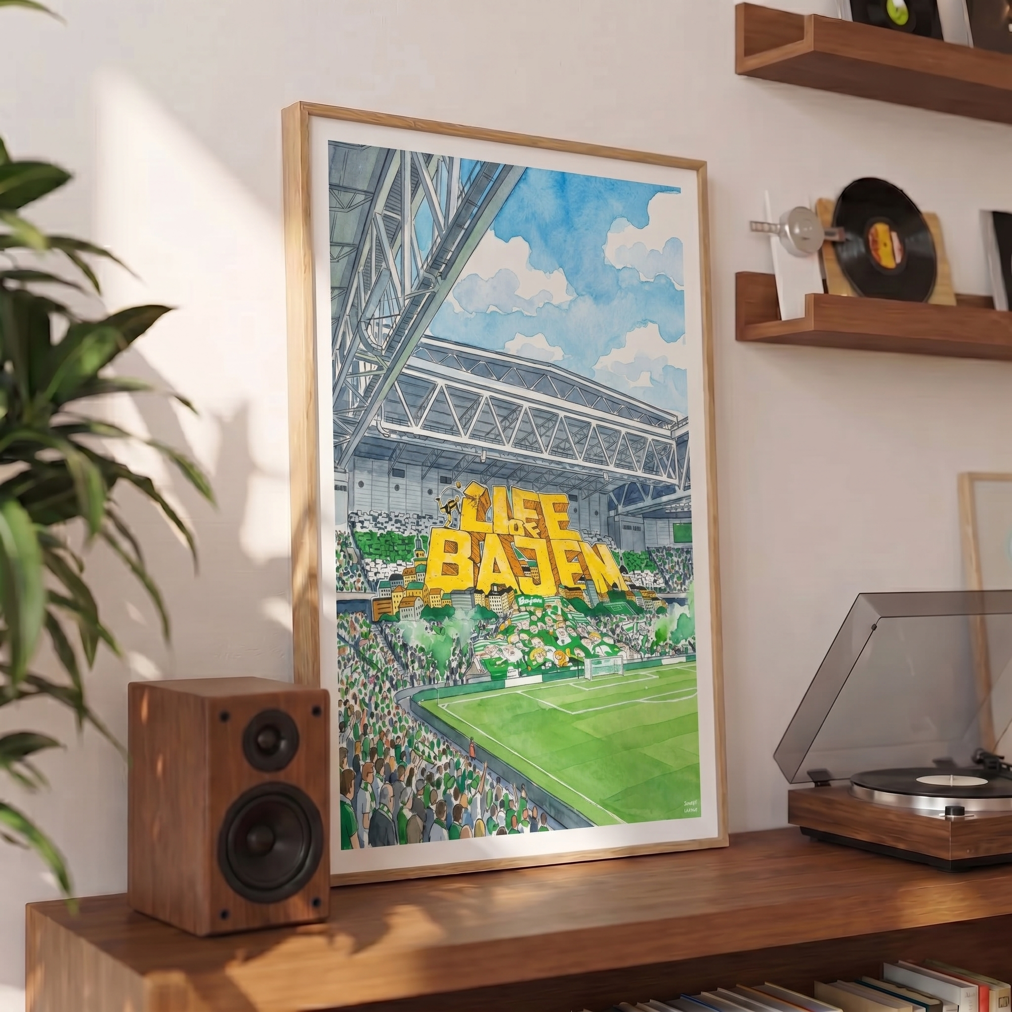 Hammarby "Life of Bajen" - Poster